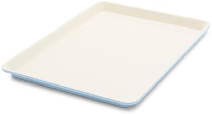 GreenLife Bakeware 18” x 13” Half Cookie Sheet Baking Pan, Non-Toxic PFAS-Free Healthy Ceramic Nonstick, Oven Safe to 450°F, Easy Release, Even Heating, Easy Clean, Blue Haze