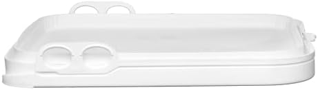House Naturals 4 Gallon Food Grade Plastic Square clear bucket pail with lid container (Pack of 3) Made in USA- BPA Free