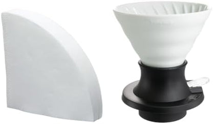 Hario V60 Ceramic Immersion Dripper "Switch", 200ml White