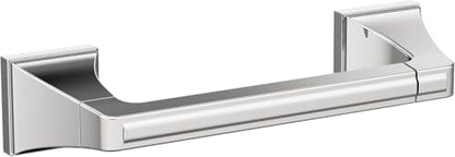Amerock Mulholland 8-13/16" Chrome Pivoting Double Post Toilet Paper Holder