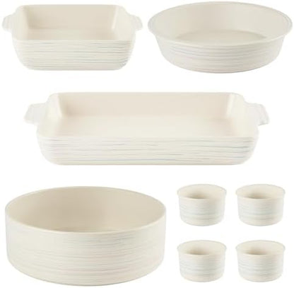 Pyrex 8-Piece Ceramic Complete Nonstick Bakeware Set