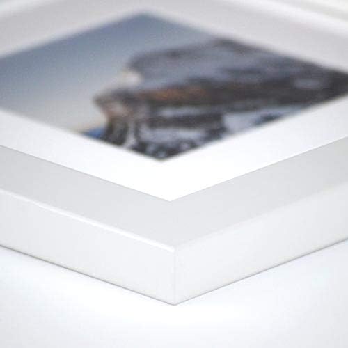Frame It Easy 33 x 10 White Wood Frame