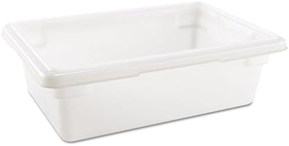 Rubbermaid Commercial Products Food Storage Box, 3.5 Gallon Capacity, White, for Restaurant/Kitchen/Cafeteria