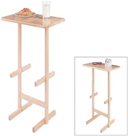 Winsome Riley Snack Table Rack in Natural Finish