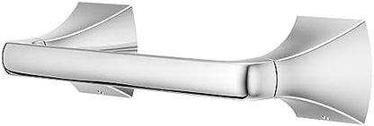 Pfister Bruxie Toilet Paper Holder, Bathroom Tissue Roll Holder, Wall-Mounted, Screw-in, Polished Chrome Finish, BPHBIE0C