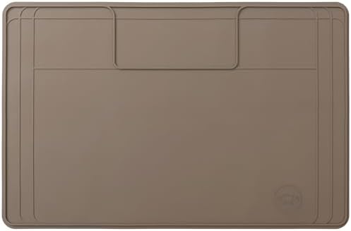 The Original Under Sink Mat - Silicone Waterproof mat, Trimmable, Easy to Clean, Kitchen cabinet liner, Under sink protector mats, Drip Tray with Lip - 34" x 22" or smaller
