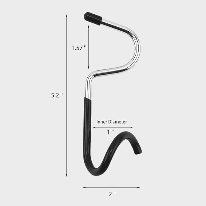 Outdoor Lighting Hooks for Camping Tent lamp Hanger, Bird feeders, Garden Lights, trinkets ; Sturdy Pole Hook for Tent Light, Garden lightings, 3 Big Camping Lantern Hooks