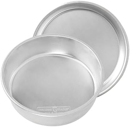 Nordic Ware Naturals 8 Inch Round Cake Pan, 2 Pack
