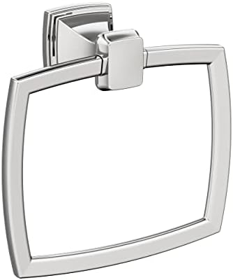 Amerock BH36032 Revitalize 6-13/16" Wall Mounted Towel Ring - Chrome