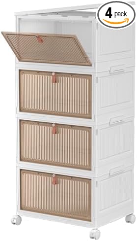 CTSNSLH 4 Tier Plastic Storage Bins