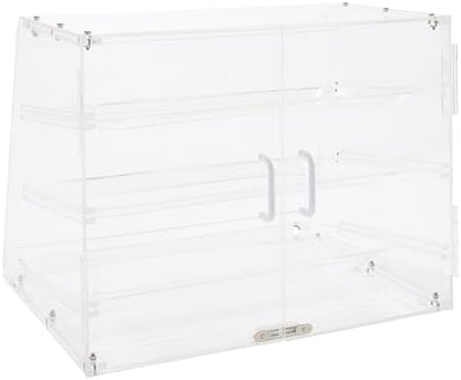Winco 3-Tier Pastry Display Case, Acrylic Medium