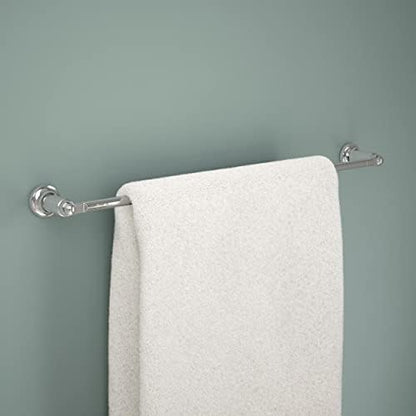 Delta Saylor (1-Pack) 24'' Towel Rack for Bathroom Polished Chrome Towel Bar for Bathroom Wall Towel Holder Rod Wall Mounted 73524