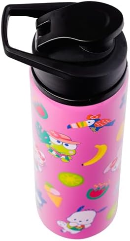 Silver Buffalo Sanrio Hello Kitty and Friends, Stainless Steel Water Bottle