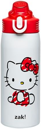 Zak Designs Sanrio Hello Kitty Sage 19oz Leak-Proof Straw Kids Water Bottle