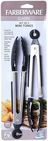 Farberware Classic Mini Nylon Tipped Tongs