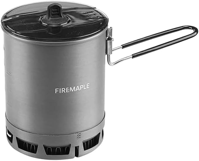 Fire-Maple Petrel Ultralight Pot- High Efficiency Aluminum Camping and Backpacking Pot with Heat-Proof Handle, Portable and Compact