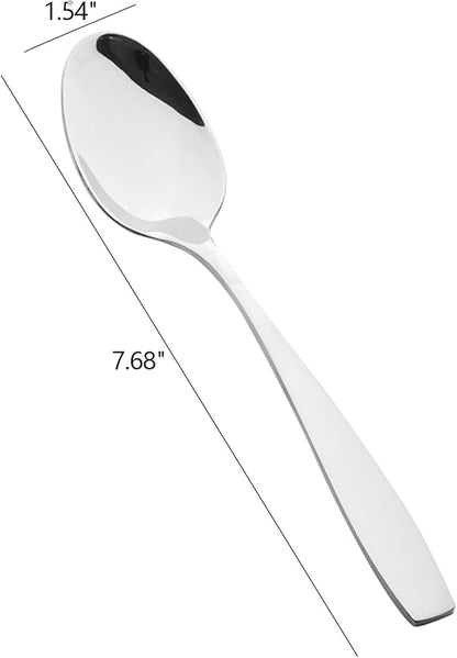 Ggbin 12-Piece Stainless Steel Dinner Spoons, Tablespoon Set