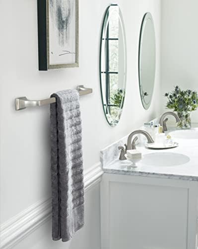 Amerock BH36014G10 | Brushed Nickel Towel Bar | 24 inch (610 mm) Center-to-Center Towel Rack | Highland Ridge | Bathroom Towel Holder | Bathroom Hardware | Bath Accessories
