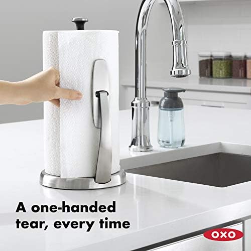 KitchenAid Large Capacity Dish Rack with OXO Good Grips SimplyTear Paper Towel Holder