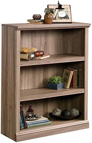 Sauder Miscellaneous Storage 3-Shelf Bookcase/ Book shelf, Salt Oak finish