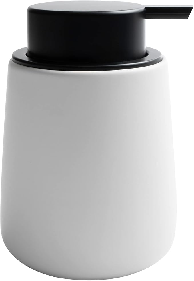 Soap Dispenser Ceramic with Easy-to-Press Pump Hand Lotion Liquid Dispenser
