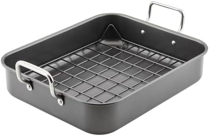 Rachael Ray Nonstick Roasting Pan with Rack