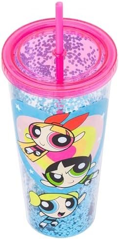 Silver Buffalo Powerpuff Girls Blossom, Plastic Cold Cup, 32oz