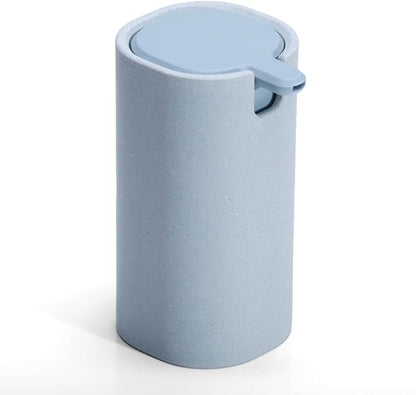 LINE+ARC Modern Easy-to-Press Soap Dispenser. Cute Bathroom Blue Marble Kitchen
