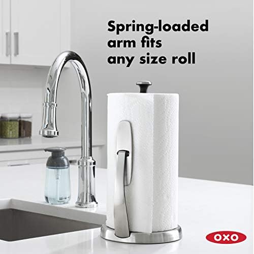 KitchenAid Large Capacity Dish Rack with OXO Good Grips SimplyTear Paper Towel Holder