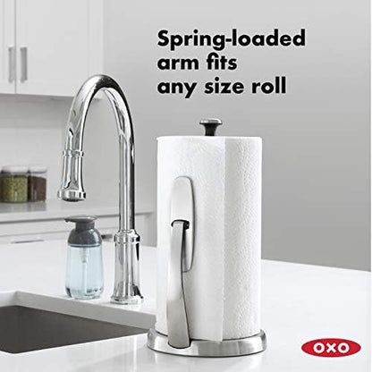 KitchenAid Large Capacity Dish Rack with OXO Good Grips SimplyTear Paper Towel Holder