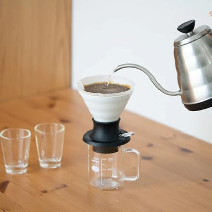 Hario V60 Ceramic Immersion Dripper "Switch", 200ml White