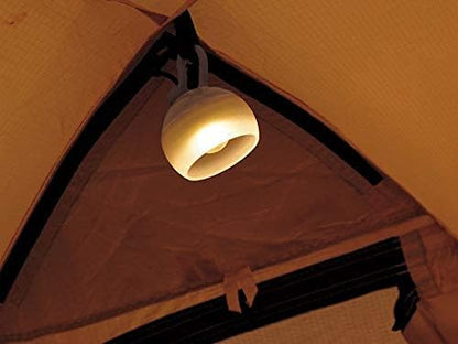 Snow Peak Hozuki Mini Lantern, Compact, Bright, Portable, Camping Light, Brown