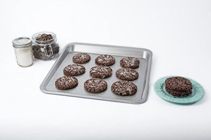 USA Pan Bakeware Easy Slide Non Stick Cookie Sheet Pan, Medium