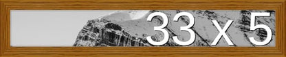 Frame It Easy 33 x 5 Hazel Wood Frame