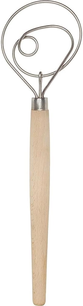 Mrs. Anderson's Baking Dough Whisk, Single-Loop, 12 Inch, 18/8 Stainless Steel