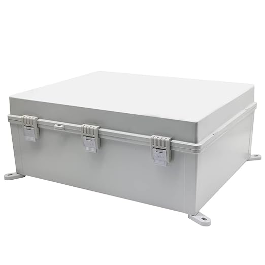 Co. ABS Waterproof IP67 15.75" x 19.68" x 7.87" Hinged Electronics Box