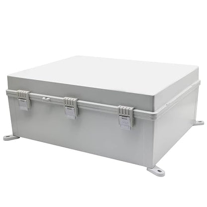 Co. ABS Waterproof IP67 15.75" x 19.68" x 7.87" Hinged Electronics Box