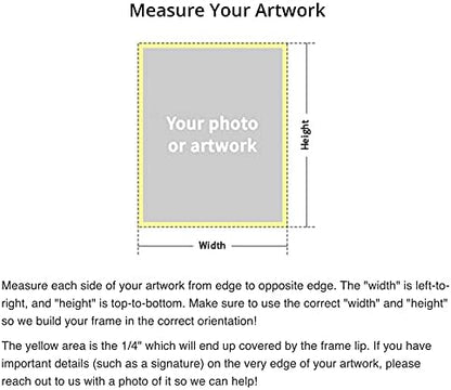 Frame It Easy 33 x 26 Black Wood Frame