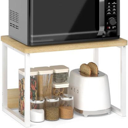 MARTY Countertop Organizer,17.1"x12.4", Cabinet Organizer Microwave Stand