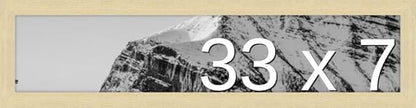 Frame It Easy 33 x 7 Wheat Wood Frame