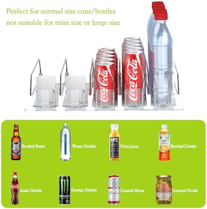 IBORING Drink Organizer for Fridge,Holds up to 15 Cans