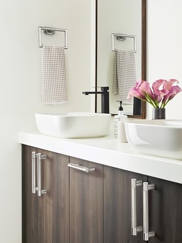 Amerock Bronx 5-1/4" Polished Nickel Towel Ring