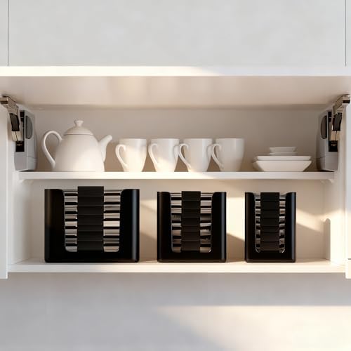 Lid Organizer for Rubbermaid Brilliance,Fits 4.7 & 3.2 Cup,1.3 Cup,0.5 Cup