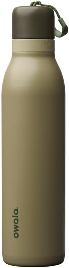 Owala FreeSip Twist Insulated Stainless Steel Water Bottle with Straw for Sports and Travel, BPA-Free, 24-oz, Off Road