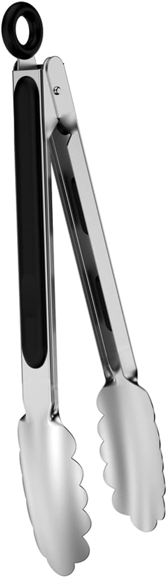 9-inch Stainless Steel Kitchen Tongs