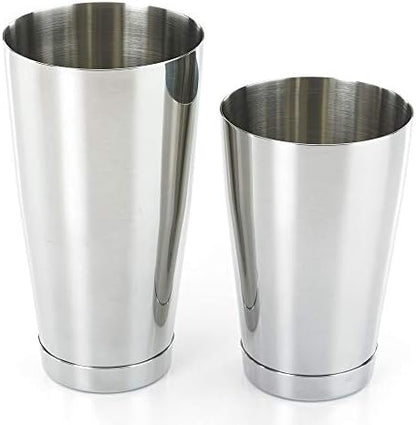 Barfly Cocktail Tin, Set (18 oz and 28 oz), Stainless Steel, Double Heavy Gauge