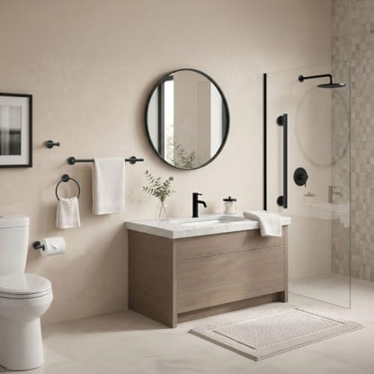 Gatco 4241MX Latitude II, 18" Towel Bar, Matte Black
