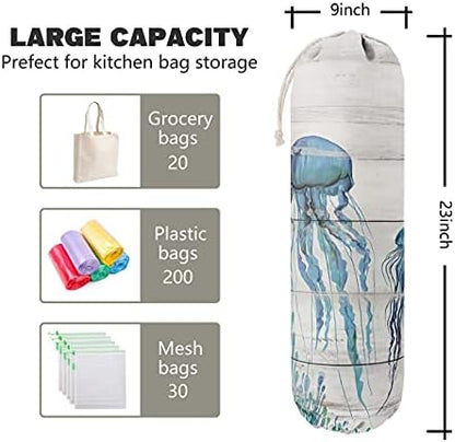 Funny Bag Bag, Grocery Bags Holder Organizer For Shopping Bags, Wall Mount Plastic Bags Storage Container Dispensers, Gift For The Preferred Family And Friends
