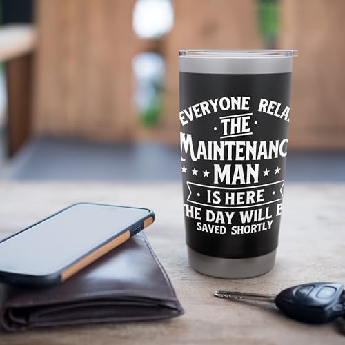 The Maintenance Man Is Here - Repair Worker Skilled Worker Stainless Steel Insulated Tumbler