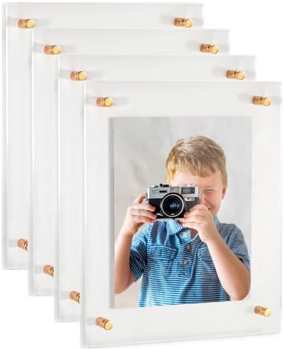 ArtToFrames 20x28 Inch Double Panel Floating Acrylic Picture Frame comes